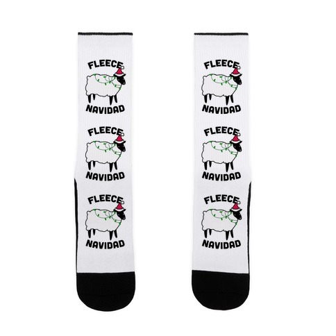 Fleece Navidad Sock