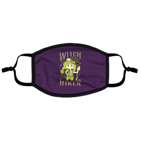 Witch Hiker Flat Face Mask