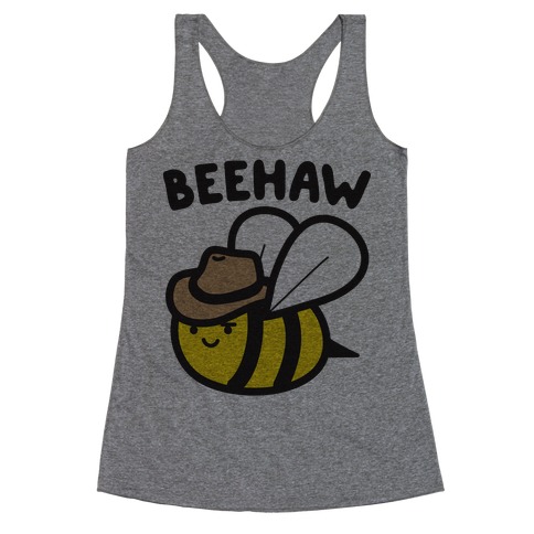 Beehaw Cowboy Bee Racerback Tank Top