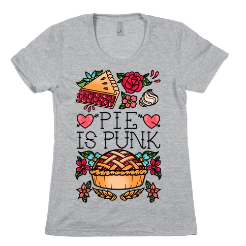 Pie Is Punk Womens T-Shirt