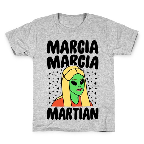 Marcia Marcia Martian Parody Kids T-Shirt