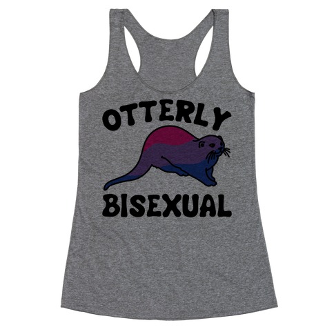 Otterly Bisexual Racerback Tank Top