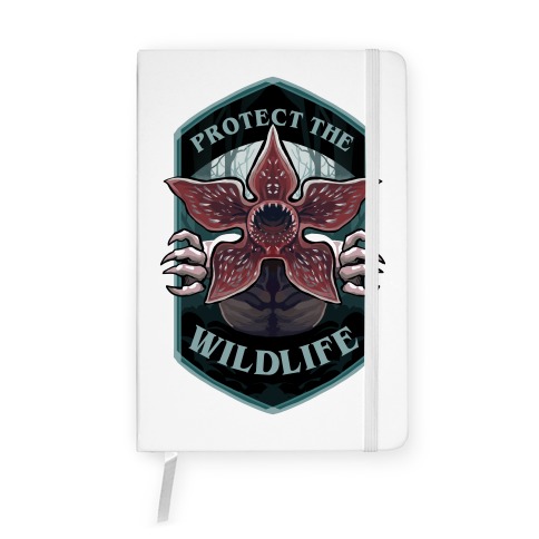 Protect The Wildlife Demogorgon Notebook