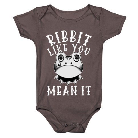 Ribbit Like You Mean It Baby One-Piece