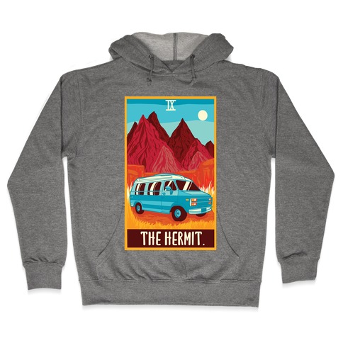The Hermit Van Life Tarot Hooded Sweatshirt