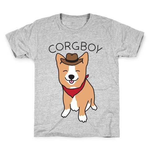 Corgboy Cowboy Corgi Kids T-Shirt