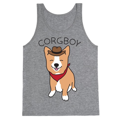 Corgboy Cowboy Corgi Tank Top