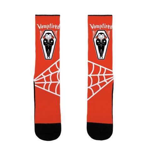 Vamptired Tired Vampire Sock