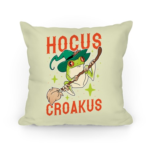 Hocus Croakus Pillow