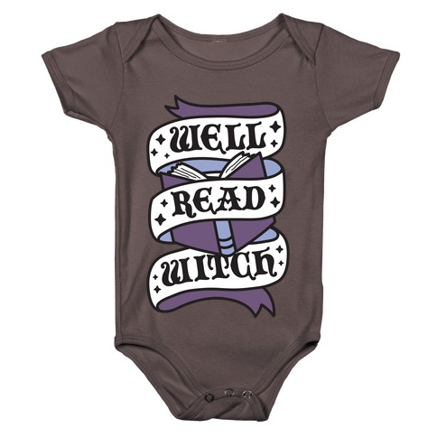 Well Read Witch Baby One-Piece