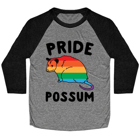 Pride Possum Baseball Tee