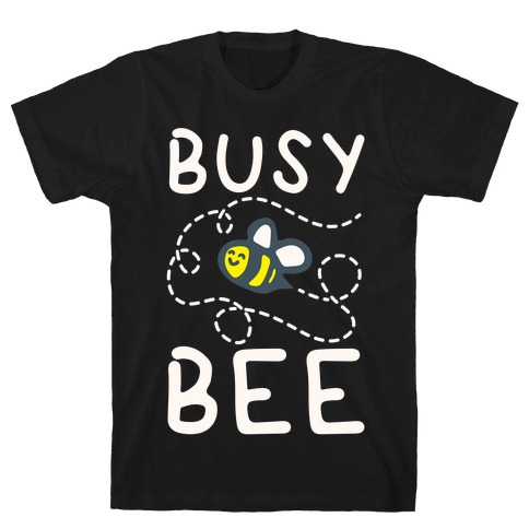 Busy Bee White Print T-Shirt