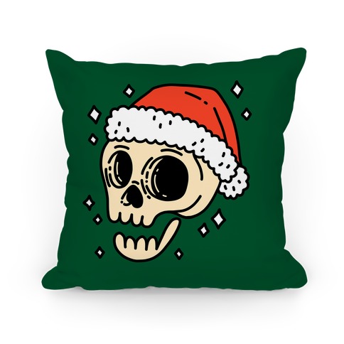 Santa Skull Pillow