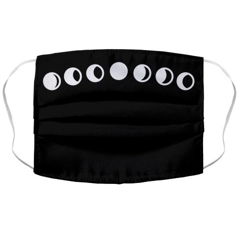 Moon Phase Accordion Face Mask
