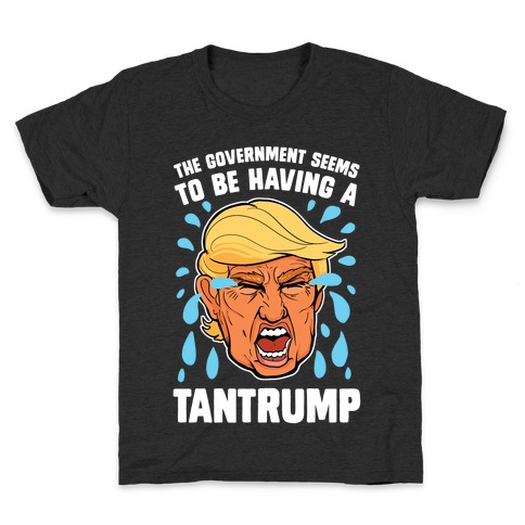 The Government Seems To Be Having A Tantrump Kids T-Shirt