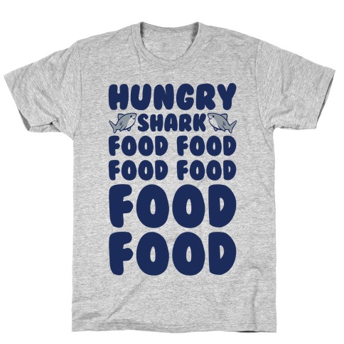 Hungry Shark Baby Shark Parody T-Shirt