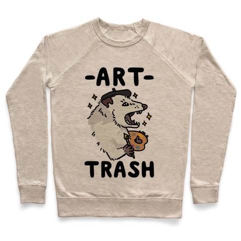 Art Trash Possum Pullover