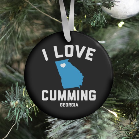 I Love Cumming Georgia Ornament