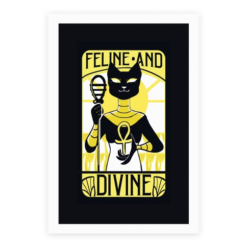 Feline Divine - Bastet Poster