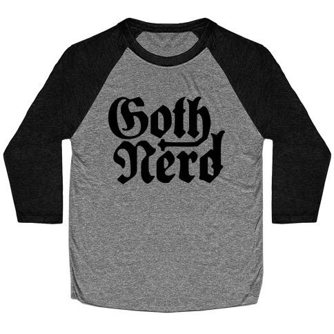 Goth Nerd Baseball Tee