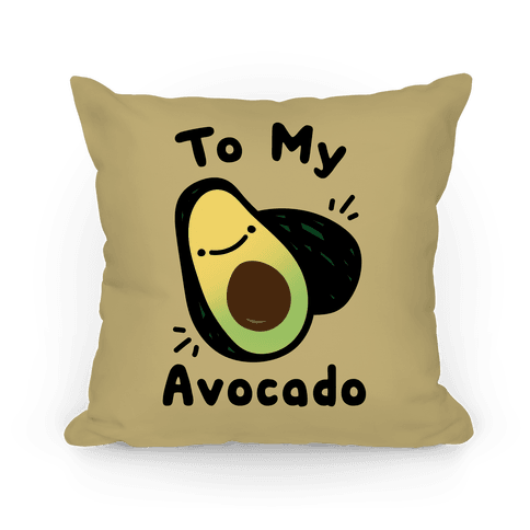 oodie avocado and toast pillow