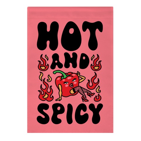 Hot And Spicy Pepper Garden Flag