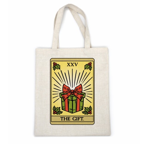 The Gift Tarot Card Holiday Gift Tags Casual Tote