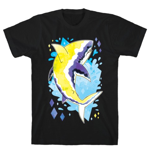 Pride Sharks: Non-binary T-Shirt