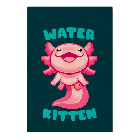 Water Kitten Garden Flag