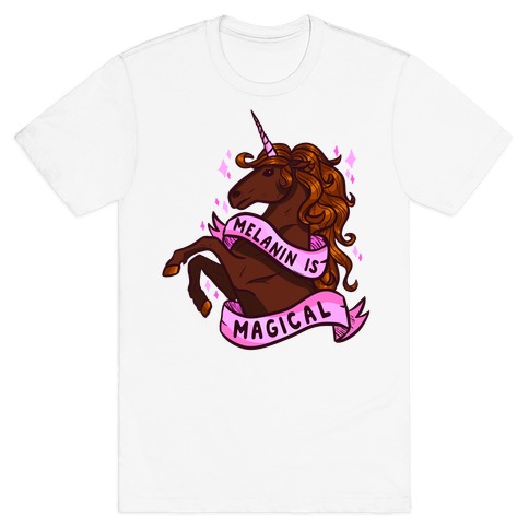 Melanin is Magical Unicorn T-Shirt