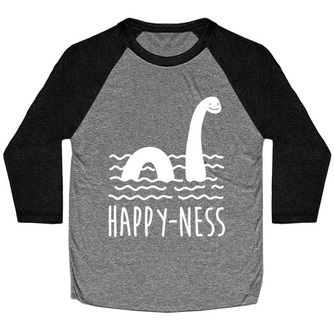 Happy-Ness Loch Ness Monster Baseball Tee