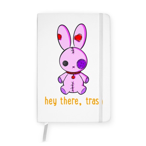 Creepy Cute Rag Bunny  Notebook