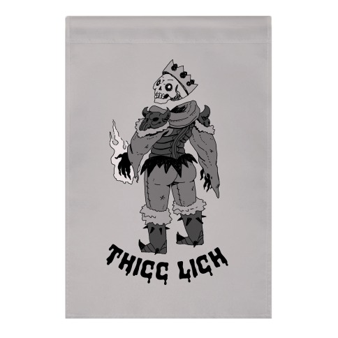 Thicc Lich  Garden Flag