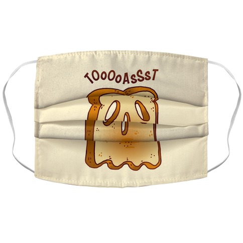 Toast Ghost Accordion Face Mask