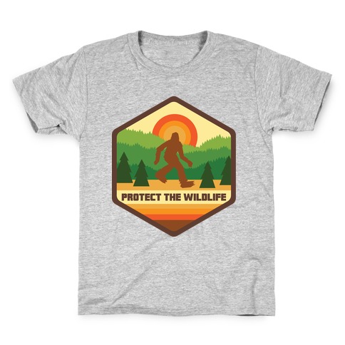 Protect The Wildlife (Bigfoot) Kids T-Shirt