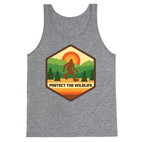 Protect The Wildlife (Bigfoot) Tank Top