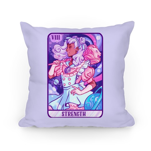 (Magical Girl) Strength Tarot Card Pillow