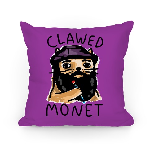 Clawed Monet Pillow