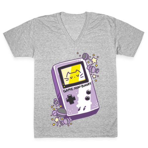 Game Non-binary V-Neck Tee Shirt