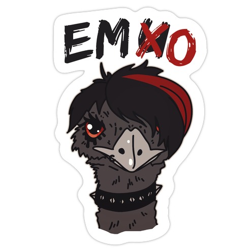 Emo X Emu Die Cut Sticker
