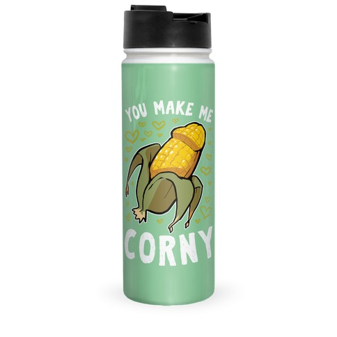 You Make Me Corny Travel Mug