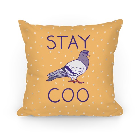 Stay Coo Pigeon Pillow
