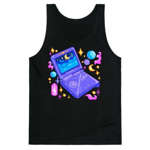 Pixelated Witchy Game Boy Tank Top