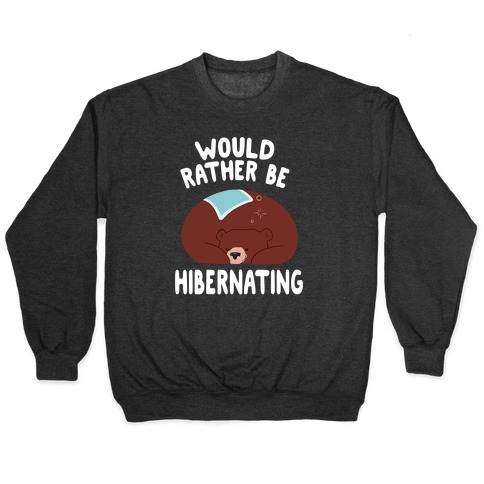 Would Rather Be Hibernating Pullover