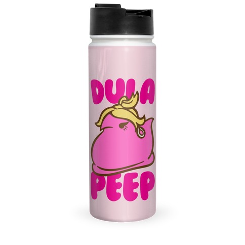 Dula Peep Parody Travel Mug