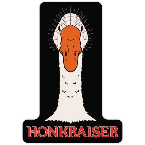 Honkraiser Pinhead Goose Die Cut Sticker
