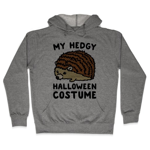 My Hedgy Halloween Costume Hedgehog Hooded Sweatshirt