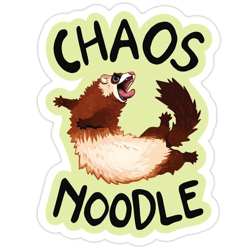 Chaos Noodle Die Cut Sticker