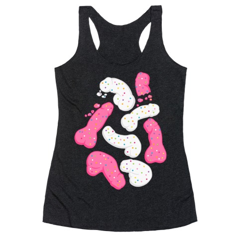 Frosted Peens Crackers Racerback Tank Top