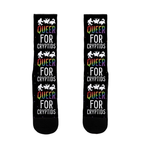 Queer for Cryptids Sock